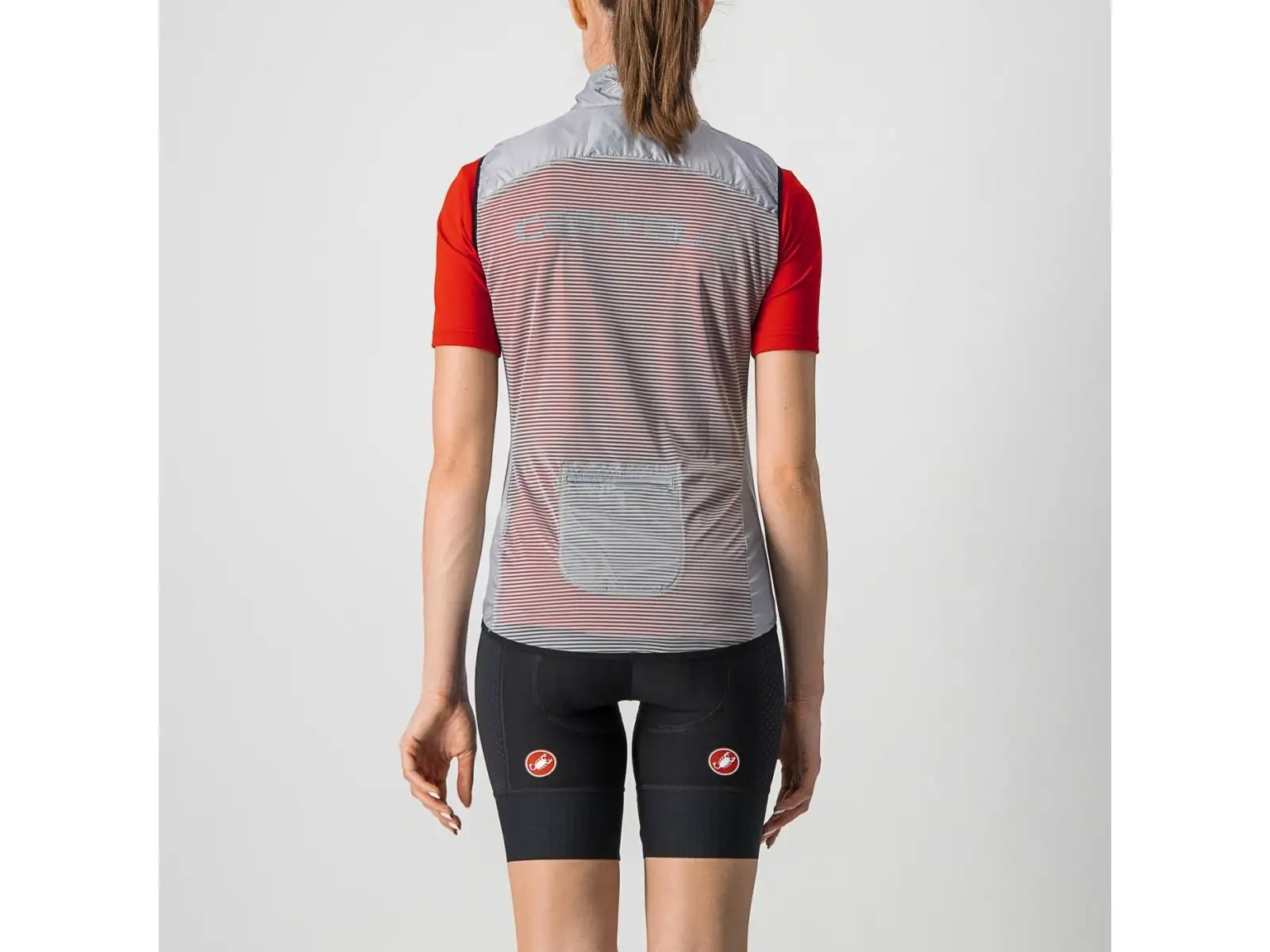 Castelli Aria women's vest Silver Gray