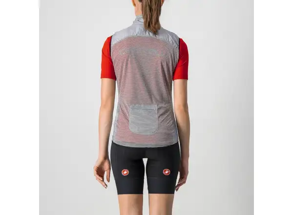 Castelli Aria women's vest Silver Gray