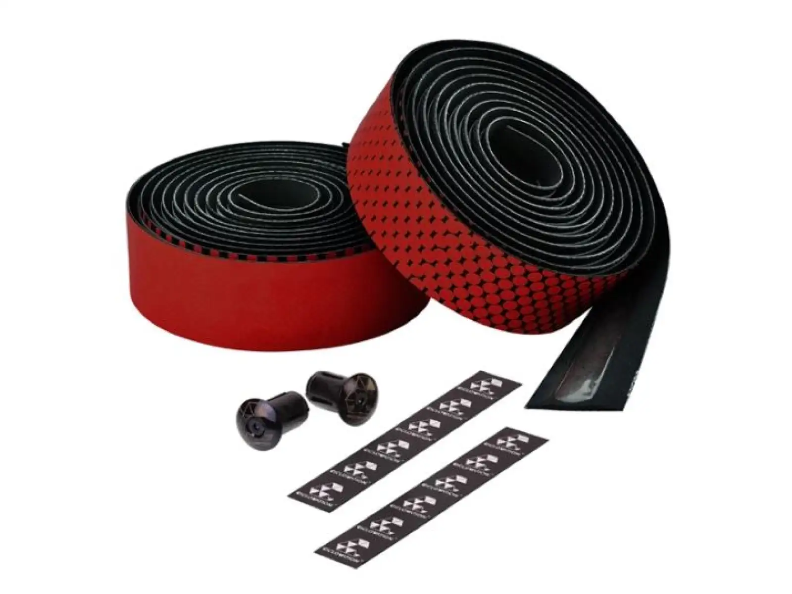 Ciclovation Advanced Leather Touch handlebar tape black/red