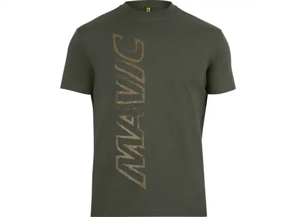 Mavic Corporate Vertical men's T-shirt short sleeve Army Green