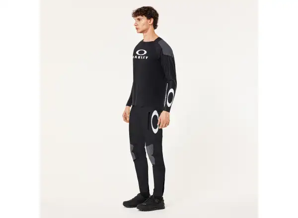 Oakley Seeker Edge men's loose jersey long sleeve Blackout