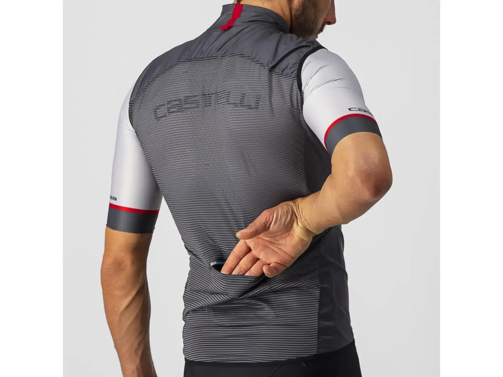 Castelli Aria men's vest Dark Grey