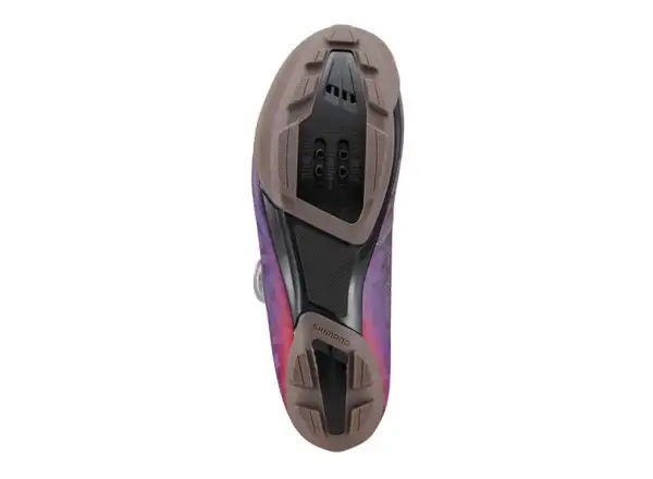 Shimano SH-RX600 women's gravel shoes grey/lilac