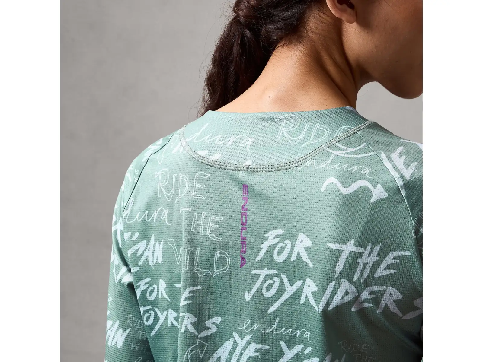 Endura SingleTrack women's long sleeve jersey Sage Green