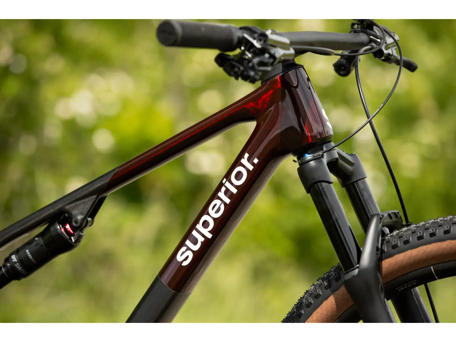 Superior XF 9.9 Team mountain bike Gloss Carbon/Red Carbon