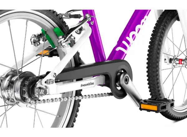Woom 3 Purple Automagic 16" children's bike