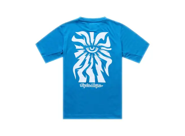 Troy Lee Designs Skyline Ride kids jersey One Eye Aero Blue