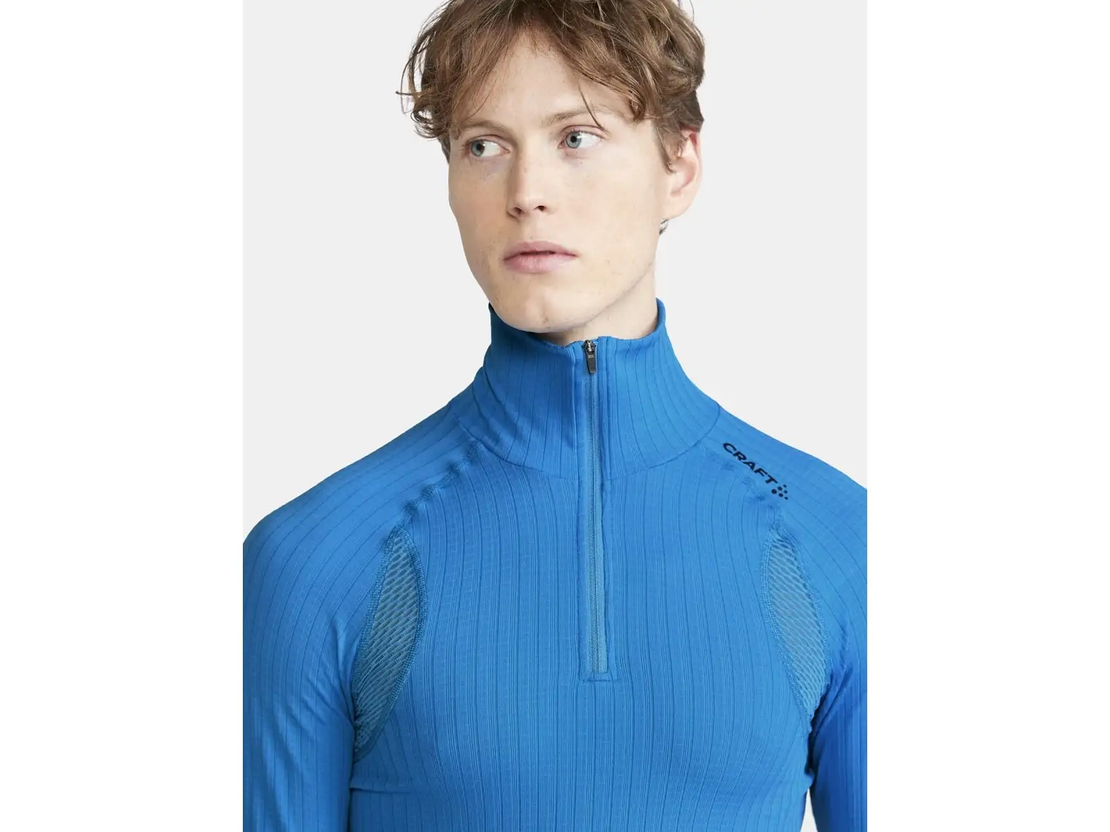 Craft Active Extreme X Zip men's long sleeve shirt blue