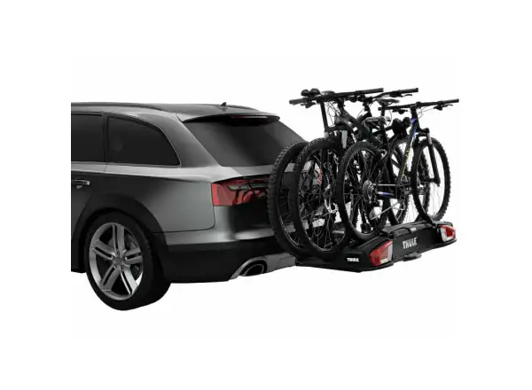 Thule VeloSpace XT carrier on tow bar for 3-4 bikes