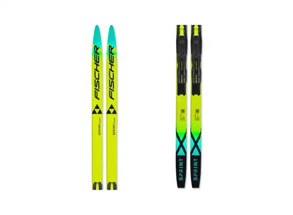Fischer Twin Skin Sprint cross-country skis + Tour Step-In Jr IFP binding set