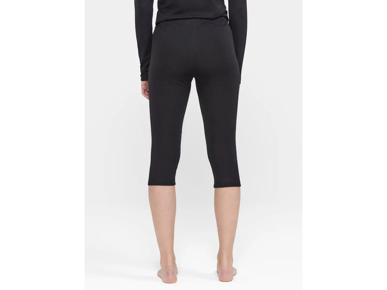 Craft ADV Wool Merino women's base 3/4 pants black