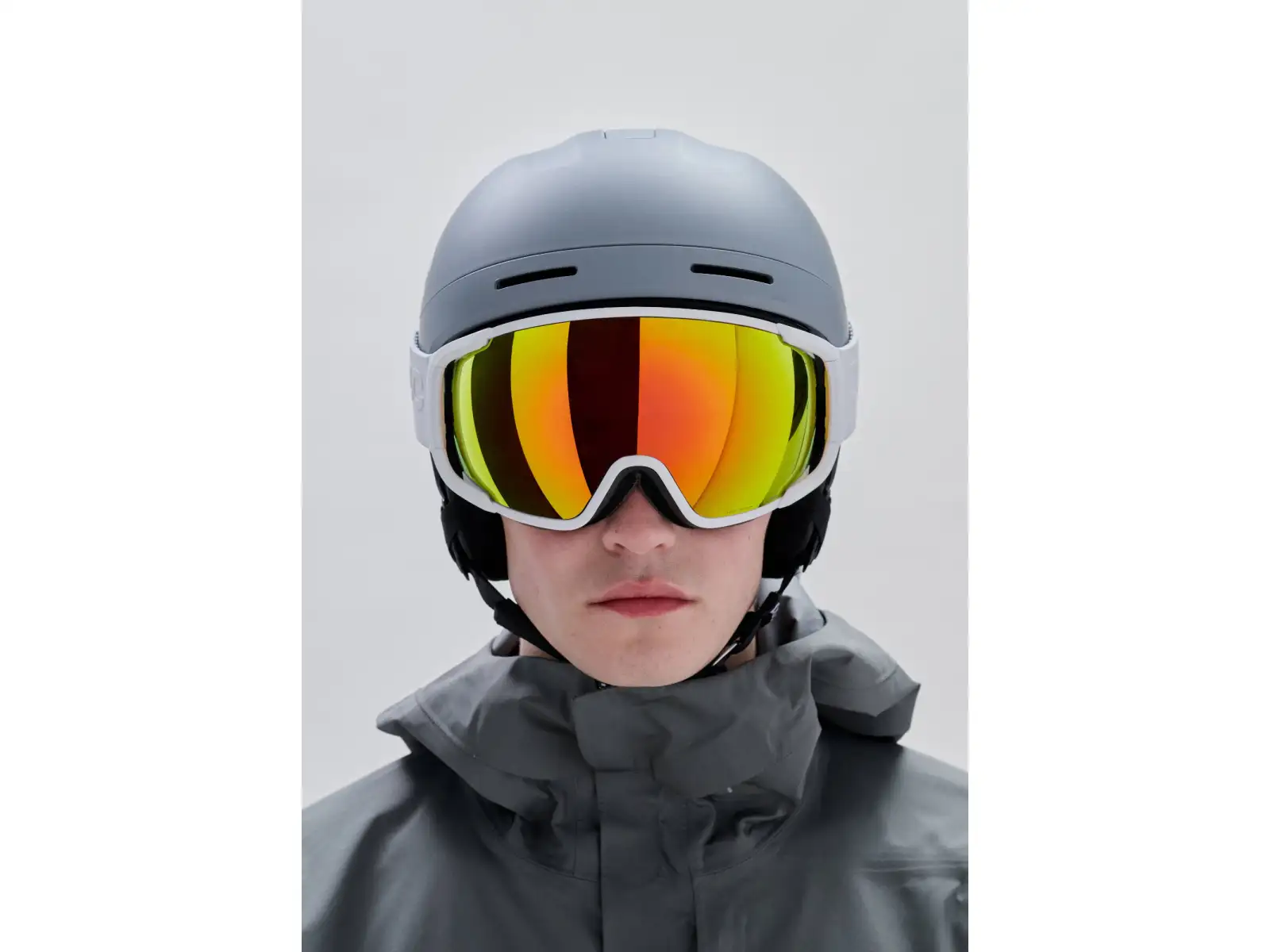 POC Zonula ski goggles Hydrogen White/Partly Sunny Orange