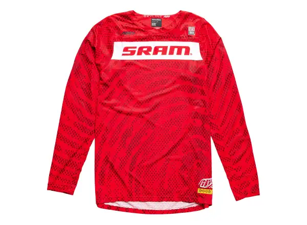 Troy Lee Designs Skyline Air SRAM men's jersey long sleeve Fiery Red