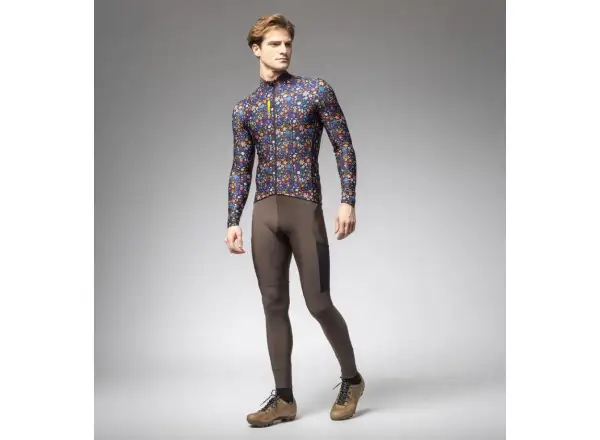 Alé Pragma men's insulated jersey long sleeve Flowery