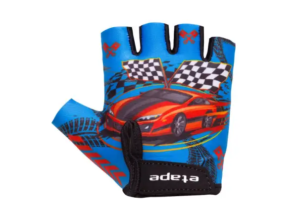 Etape Tiny children's cycling gloves short blue auto