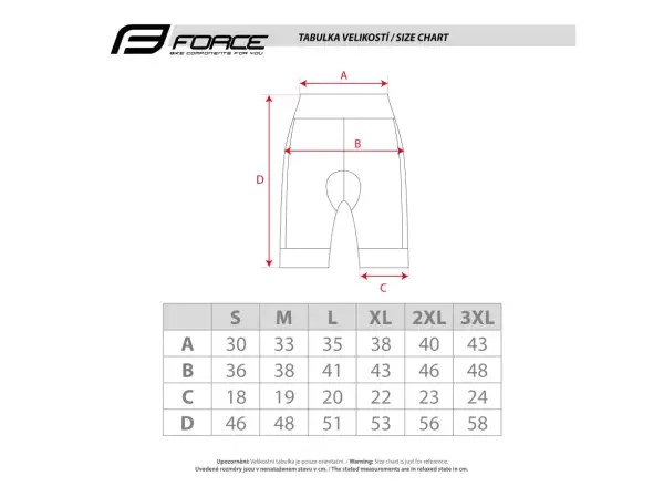 Force Brave 2 Lady women's shorts with pad black