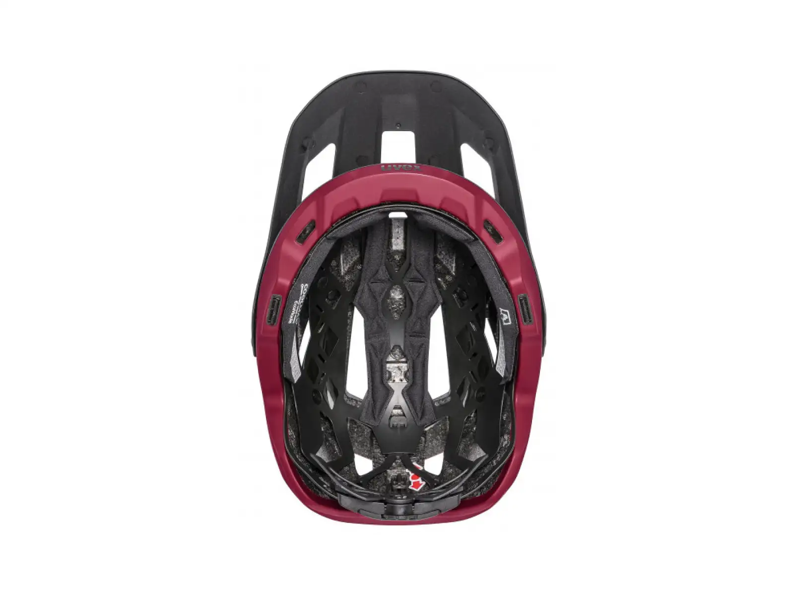 Uvex Renegade MIPS helmet Ruby Red/Black Matt