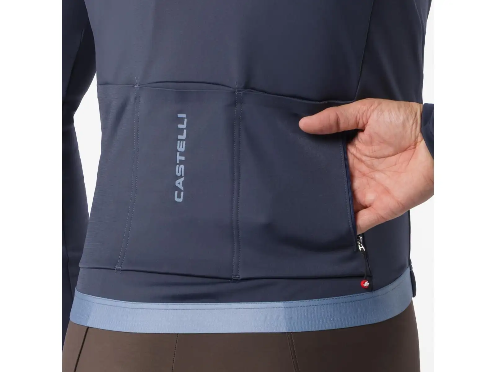 Castelli Espresso Thermal 2 men's long sleeve jersey Twilight blue