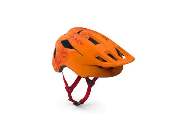 MET Shelter Youth children's helmet Orange Red
