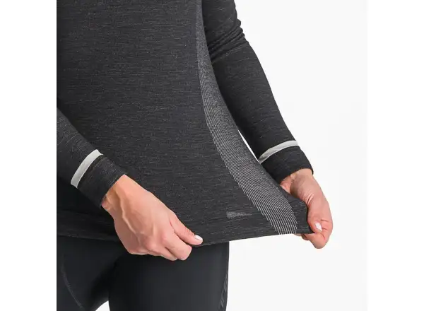 Castelli Merino women's base layer long sleeve Black