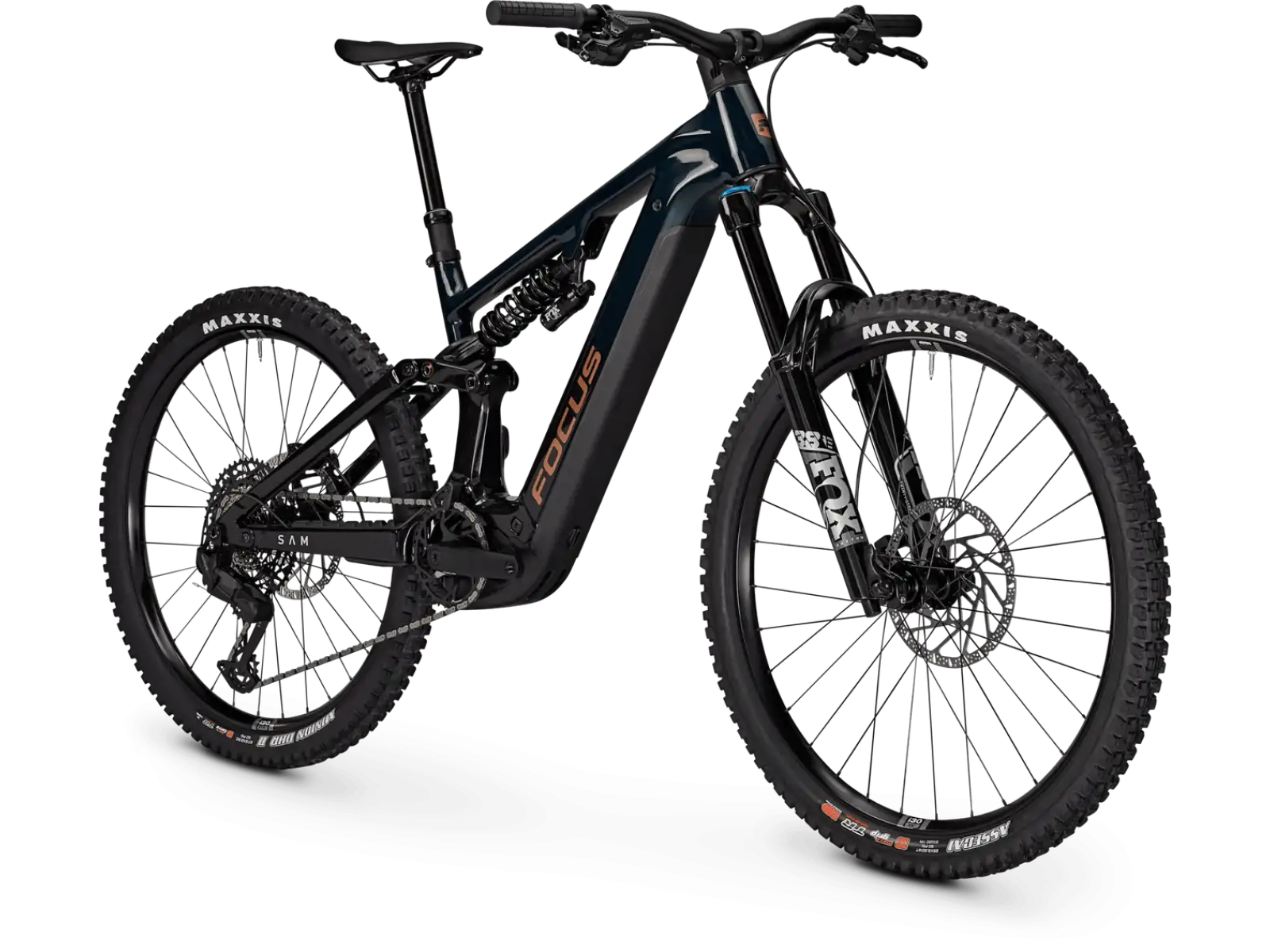Focus SAM 8 600Wh full-suspension e-bike Classicgreen / Obsidianblack