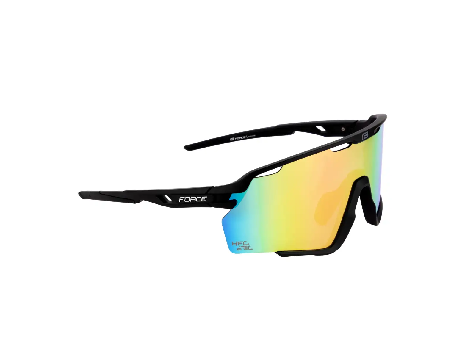 Force Cyclone glasses black/blue-violet glass