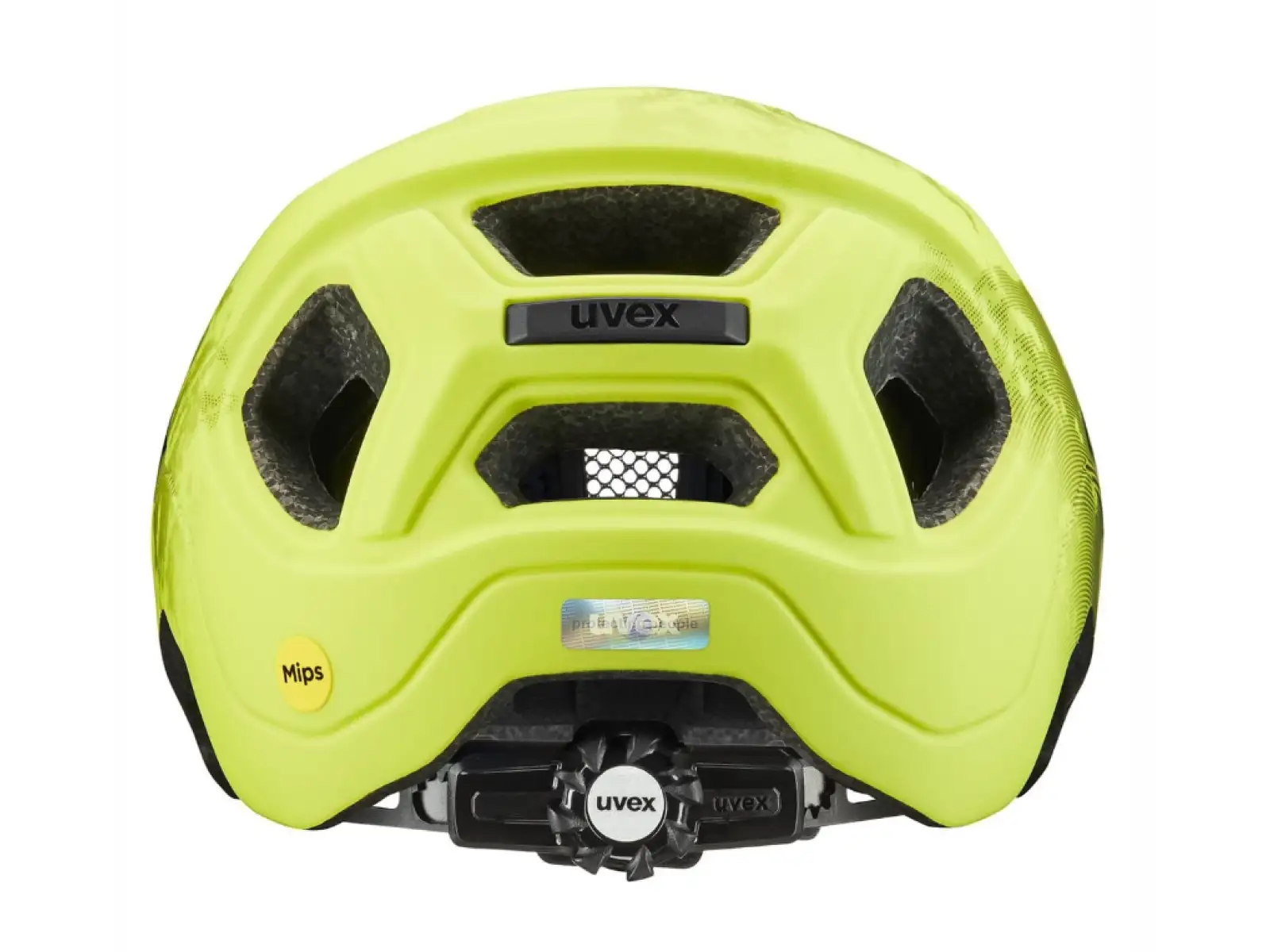 Uvex React Jr. MIPS MTB kids helmet Lime/Black Matt
