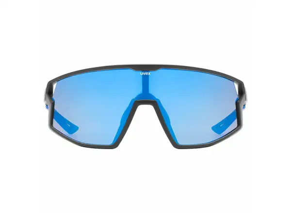 Uvex Skyryse sunglasses Black Matt/Mirror Blue