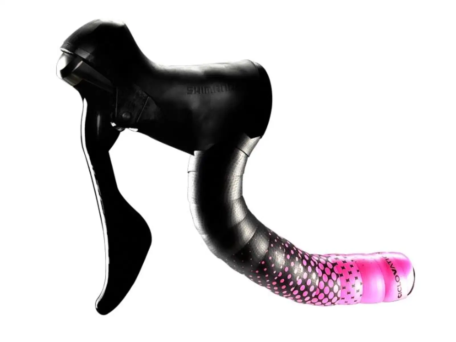 Ciclovation Advanced Leather Touch bar tape black/pink