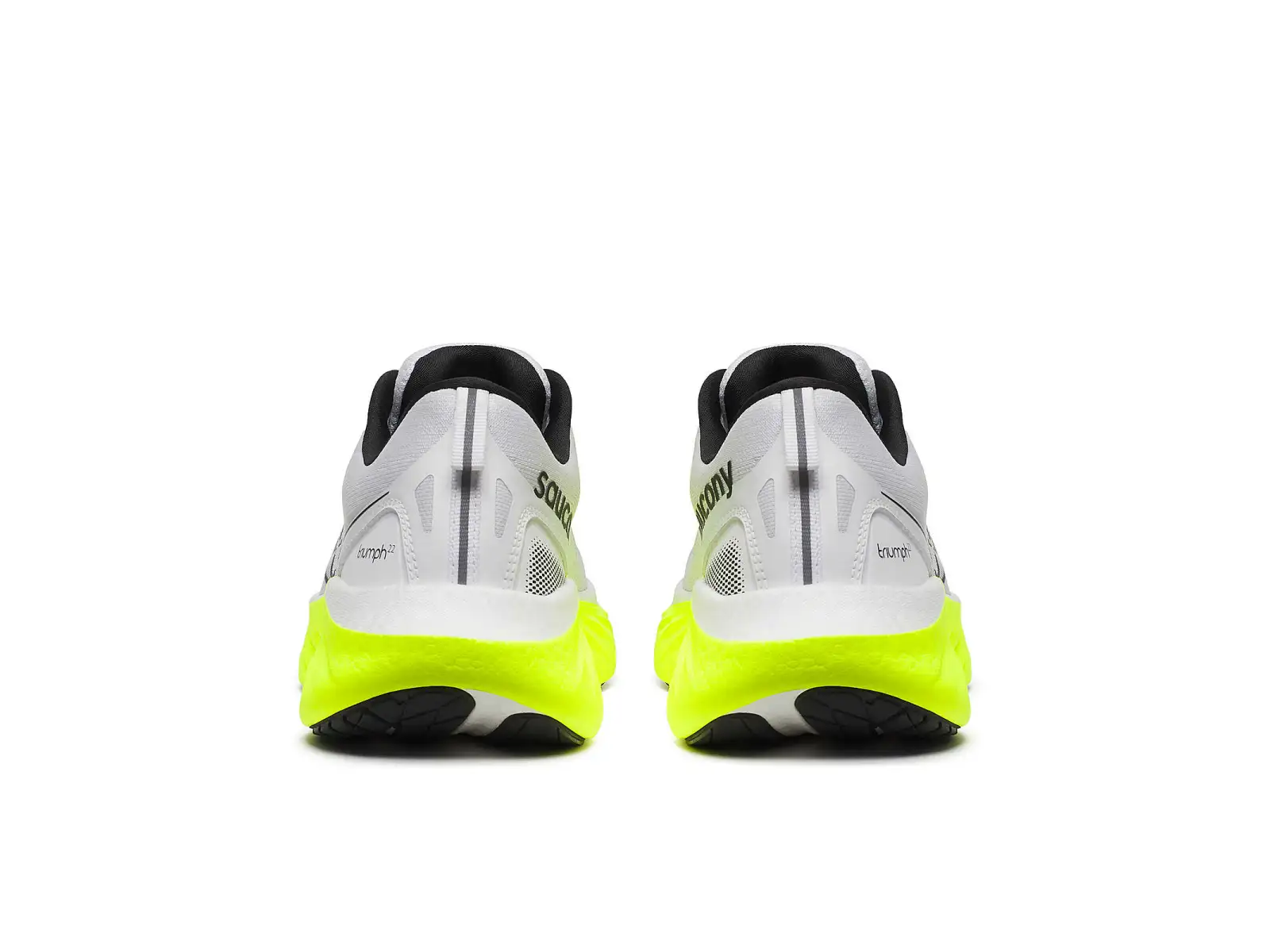 Saucony Triumph 22 men's running shoes White/Citron