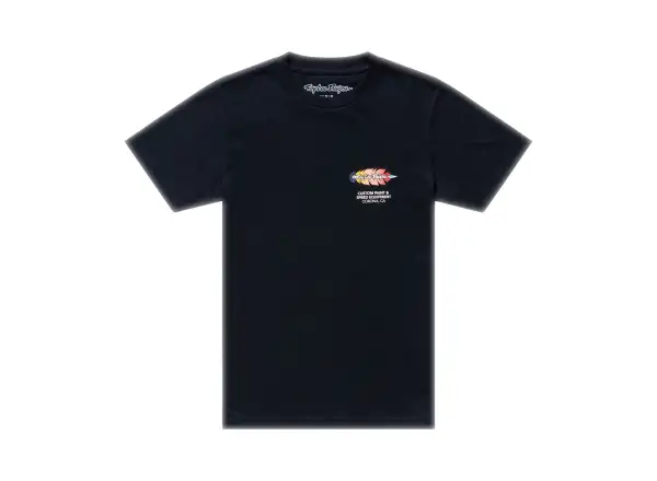 Troy Lee Designs Feathers kids short sleeve T-shirt Black/Black