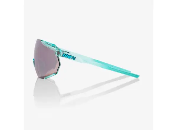 100% Racetrap 3.0 Glasses Polished Translucent Mint/HiPER Silver Mirror Lens