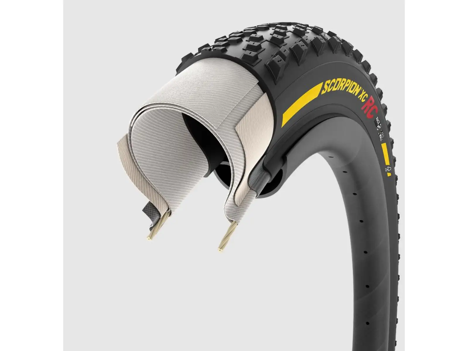 Pirelli Scorpion XC RC Team Edition 29x2.4" tire kevlar yellow
