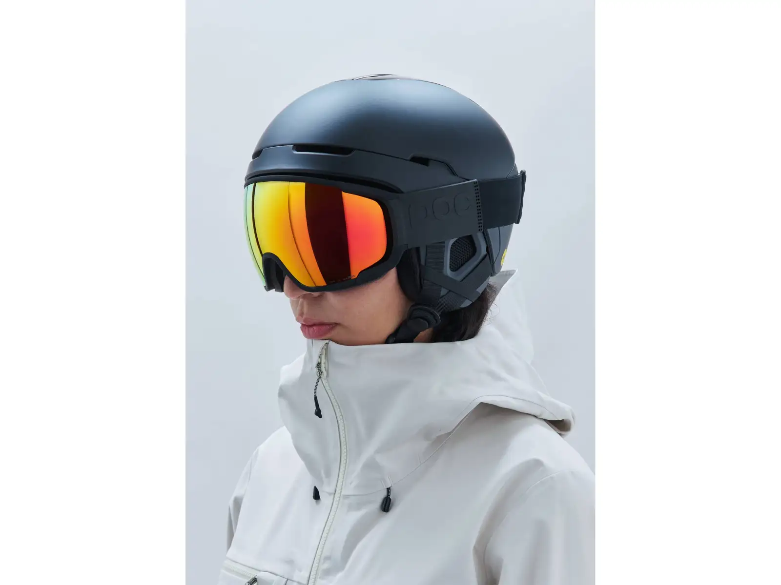 POC Zonula ski goggles Uranium Black/Partly Sunny Orange
