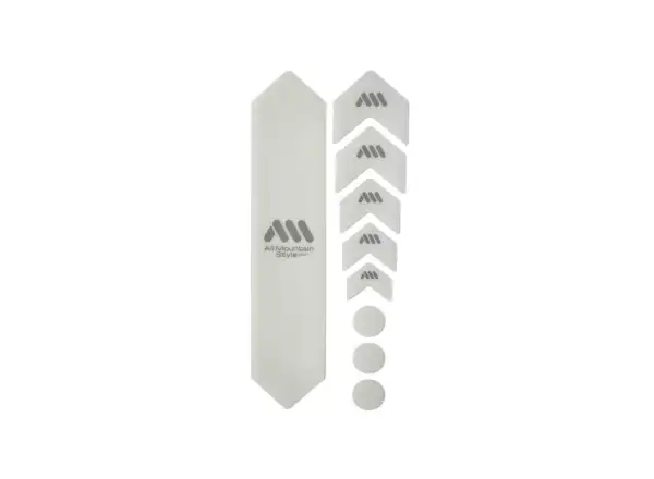 All Mountain Style frame protection decals basic Clear/Silver