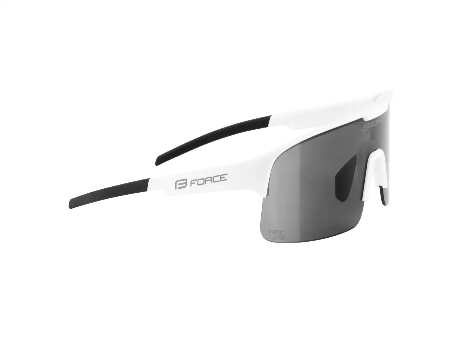 Force Spire cycling glasses white/black mirrored lens