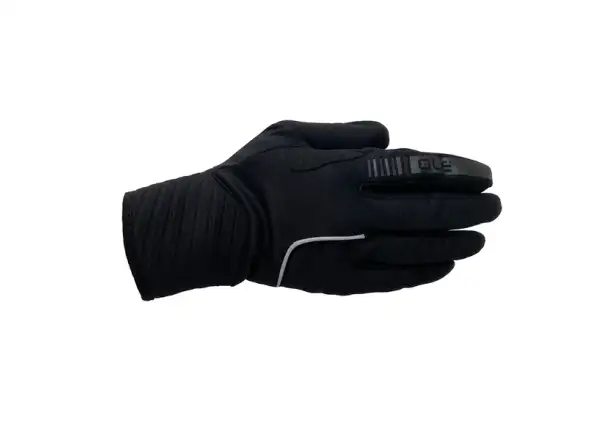Alé Windprotection long cycling gloves black