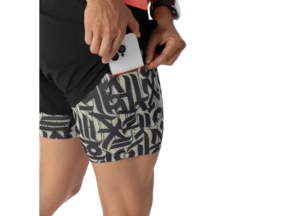 Dynafit Trail 2in1 women's running shorts Black Out/Overcast