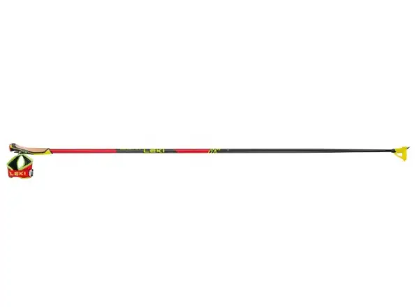 Leki PRC 750 Freesize cross-country poles bright red/neon yellow/black