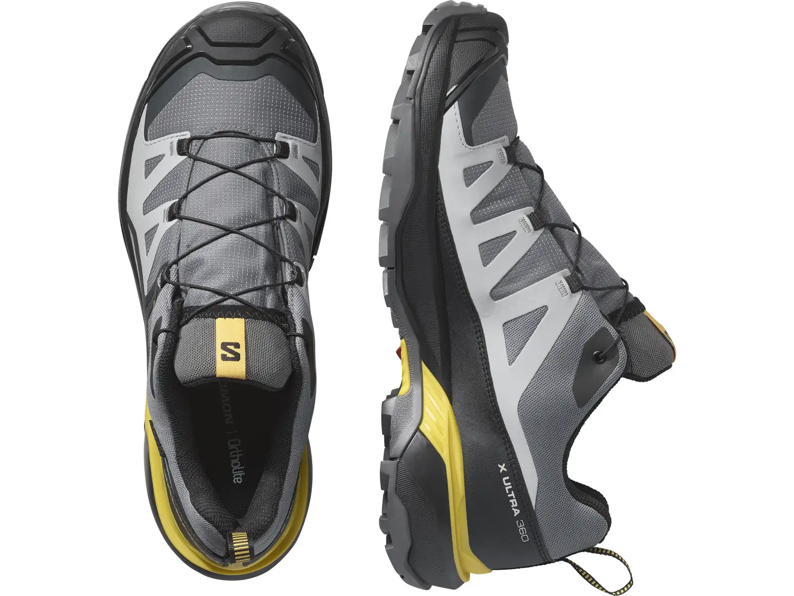 Salomon X Ultra 360 GTX men's hiking shoes Castlerock/Black/Spicy Mustard
