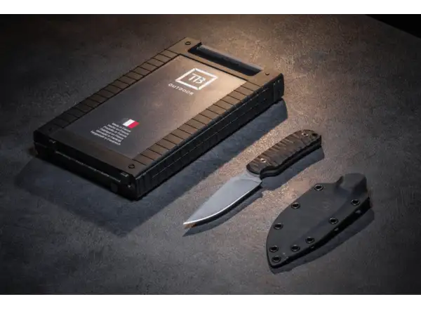 TB Outdoor Cammandeur G10 Knife black