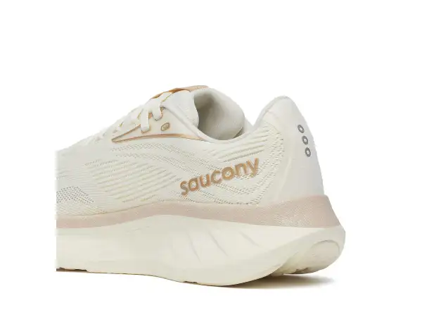 Saucony Ride 18 women's running shoes Vanilla