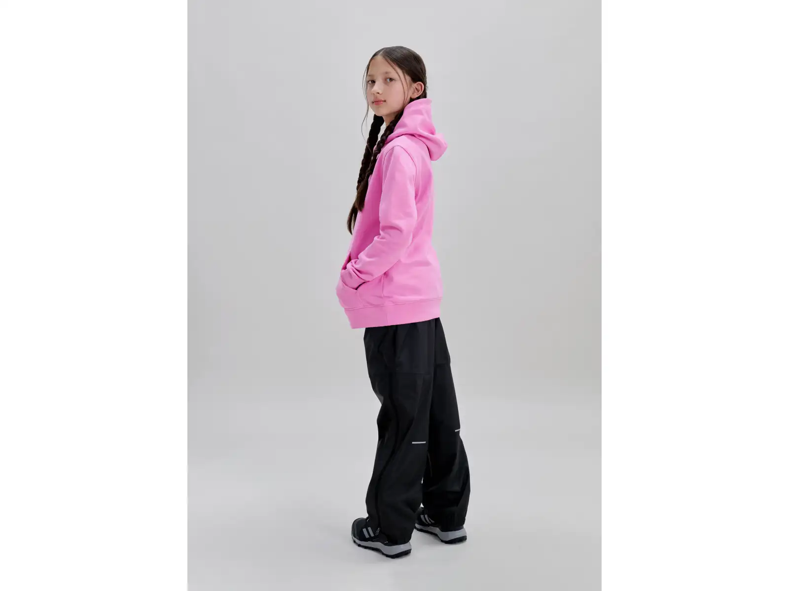 POC Hood Jr kids hooded sweatshirt Thulite Pink/Hydrogen White