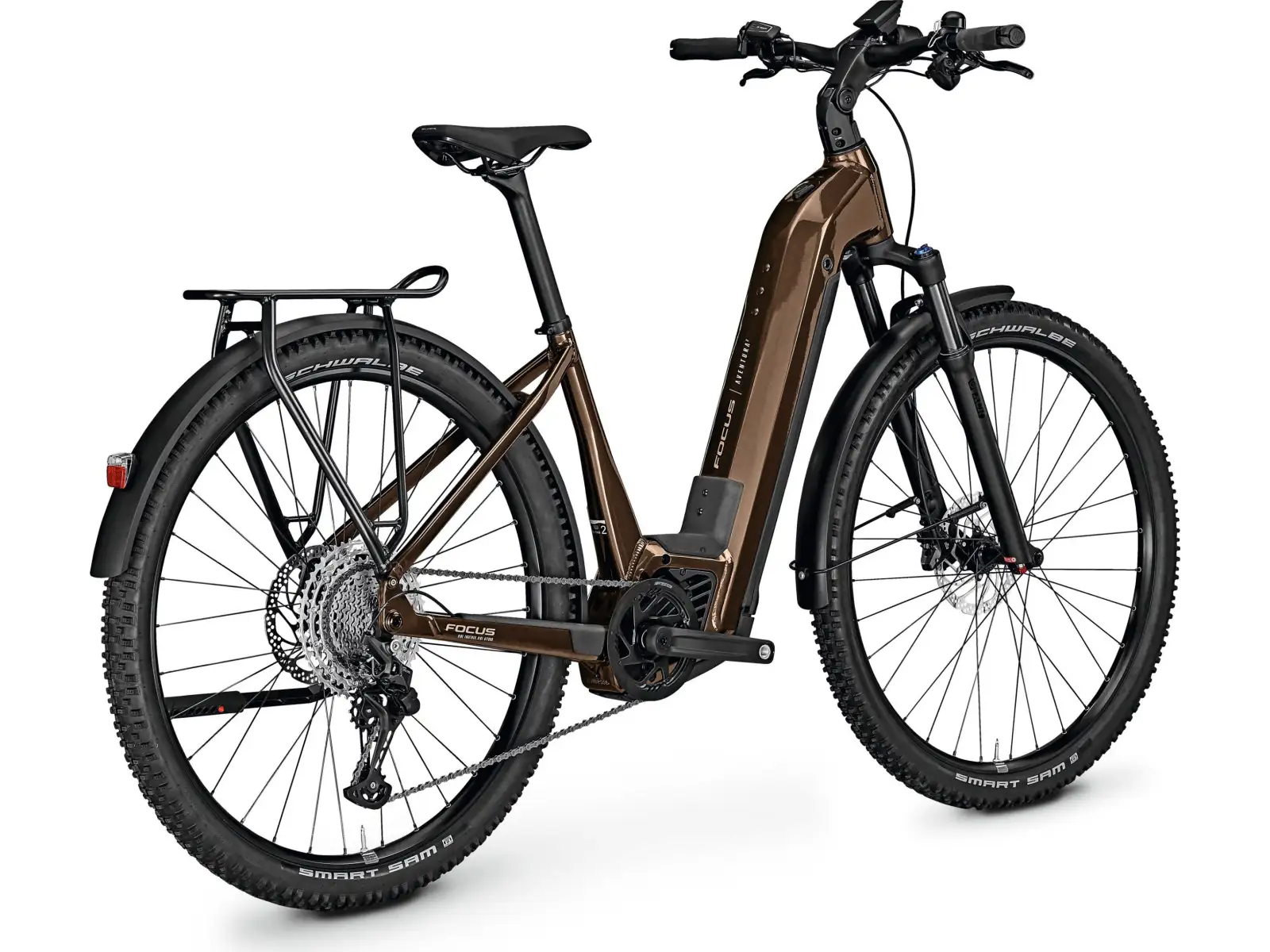 Focus Aventura2 6.8 WA 750Wh mountain e-bike Godlbrown Glossy