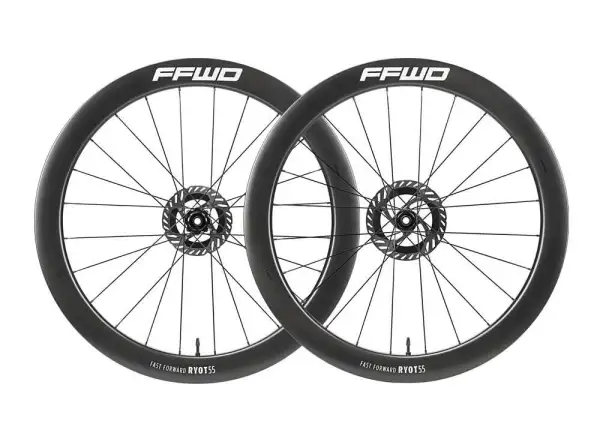 FFWD RYOT55 V2 DT240 2:1 EXP road carbon wheels White