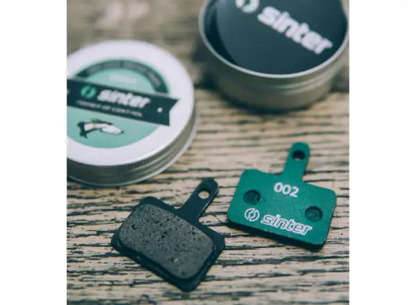 Sinter Shimano B Type brake pads polymer green