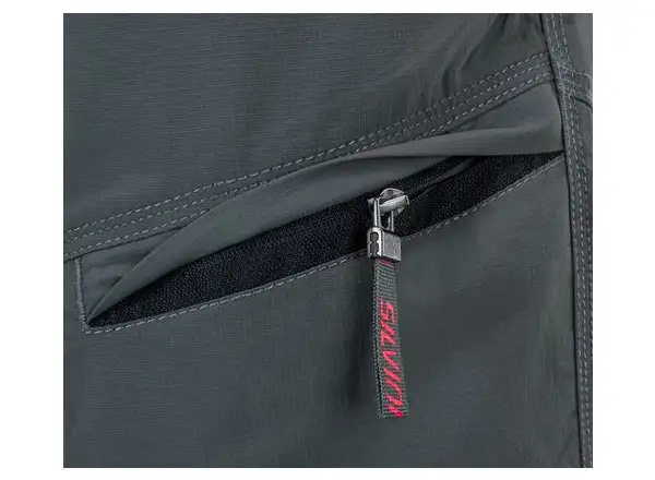 Silvini Rango men's MTB shorts charcoal/red