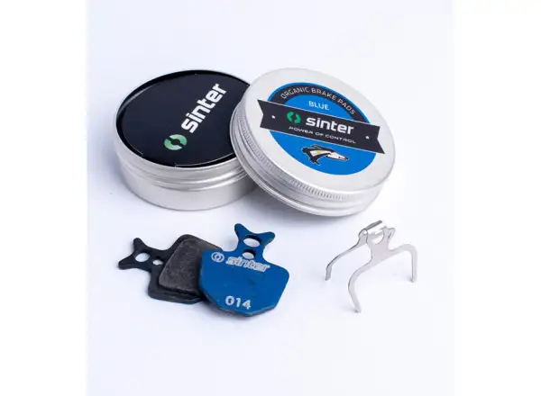 Sinter Formula Oro, Giant DA brake pads polymer blue