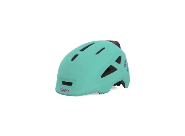 GIRO Scamp II LED kids' helmet Mat Screaming Teal