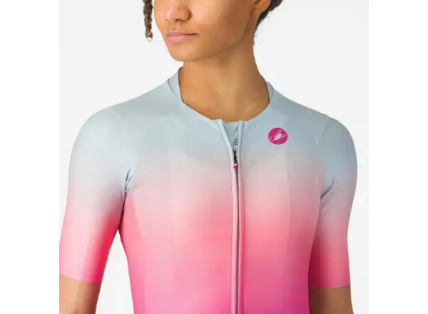 Castelli UPF W women's jersey Winter Sky/Violet Pink